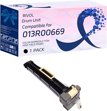 BIVOL 013R00669 Drum Unit Compatible for Xerox WorkCentre 5955 5945 AltaLink B8045 8075 8065 8090 Printers, with Chip, High Yield 247000 Pages 1 Pack Black