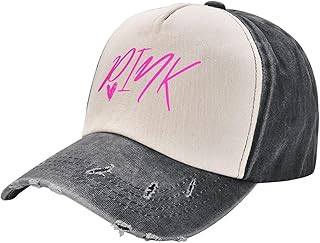 Rosa Moda Casual Una Gorra de béisbol Lavada Sombrero