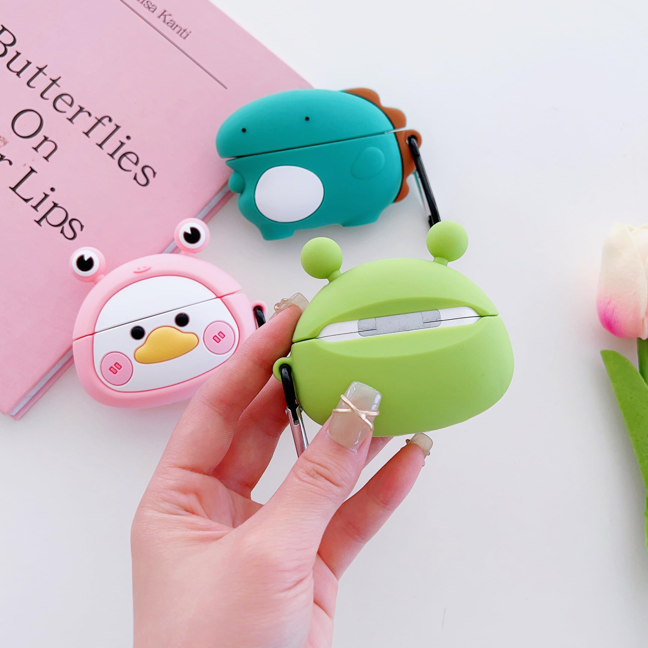 Cute Shark Case For Airpod 2nd 1st Generation Case, Funny 3D Cartoon Kawaii Cool Airpods Cases - View #9