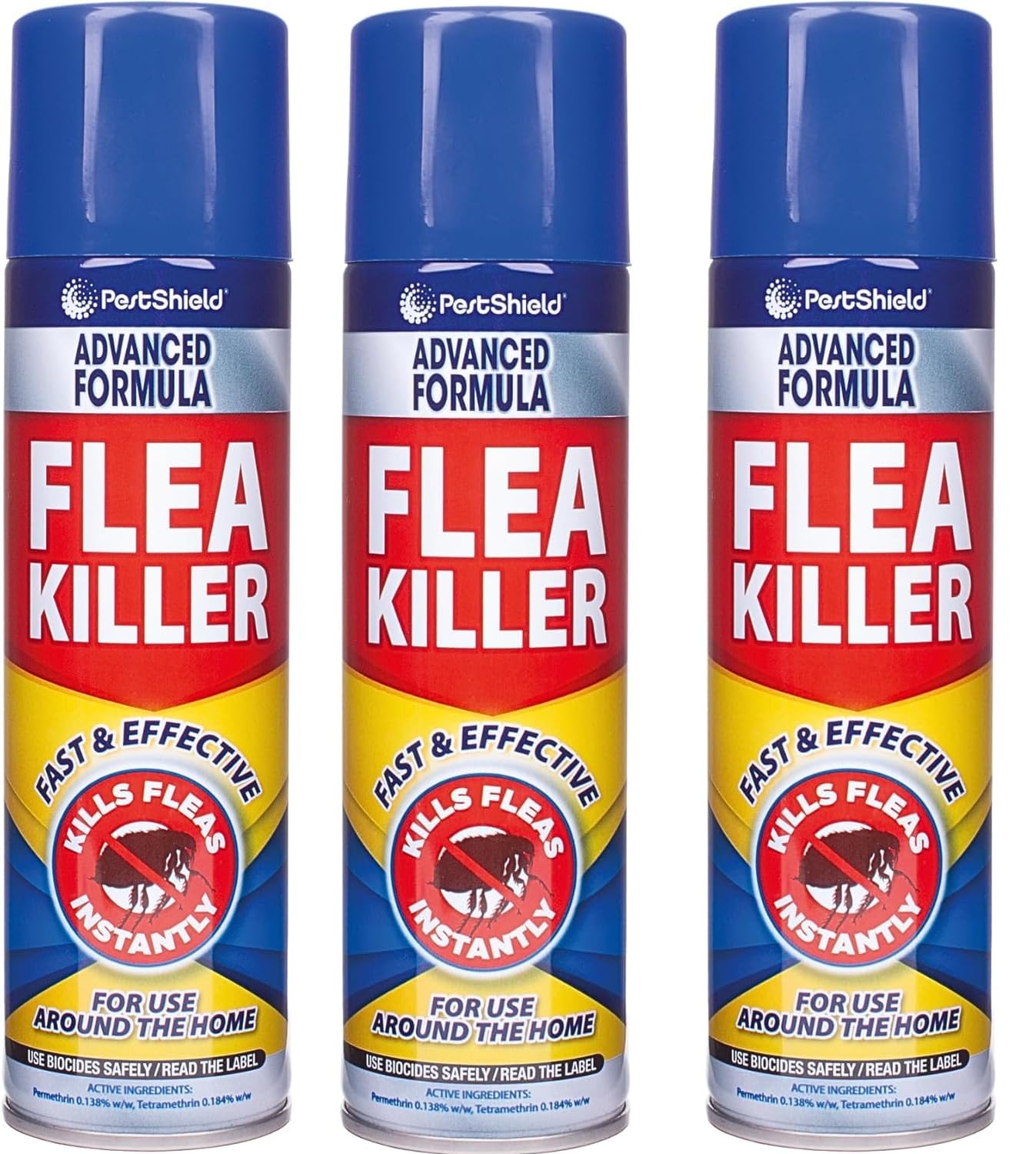 Flea Spray Flea & Larvae killer 200 ml cans (3 X cans)