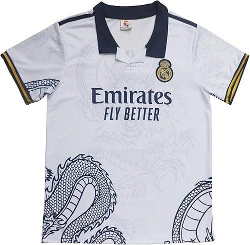 Miniatura 4 de LeenBD 20232024 Vini Jr. No #7 Madrid Special Dragon Edition Kids Soccer Jersey Shirts Football Futbol Socks Set Youth Sizes