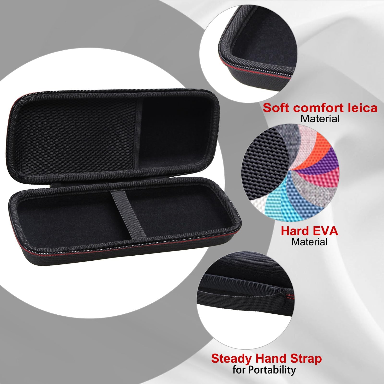 LTGEM Stethoscope Case for 3M Littmann Cardiology III,II,IV,3M Littmann Master Cardiology/MDF MDOne Stainless Steel Stethoscope Nurse Accessories and Medical Equipment (White Outer+Gray Inner)