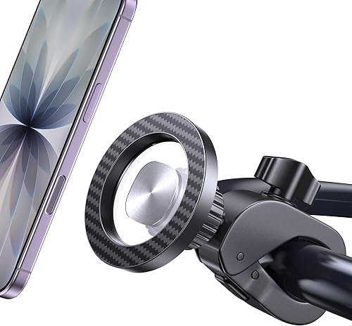 Abrazadera magnética de soporte de teléfono para cochecito 24 imanes N55 Soporte giratorio para manillar MagSafe accesorios universales para