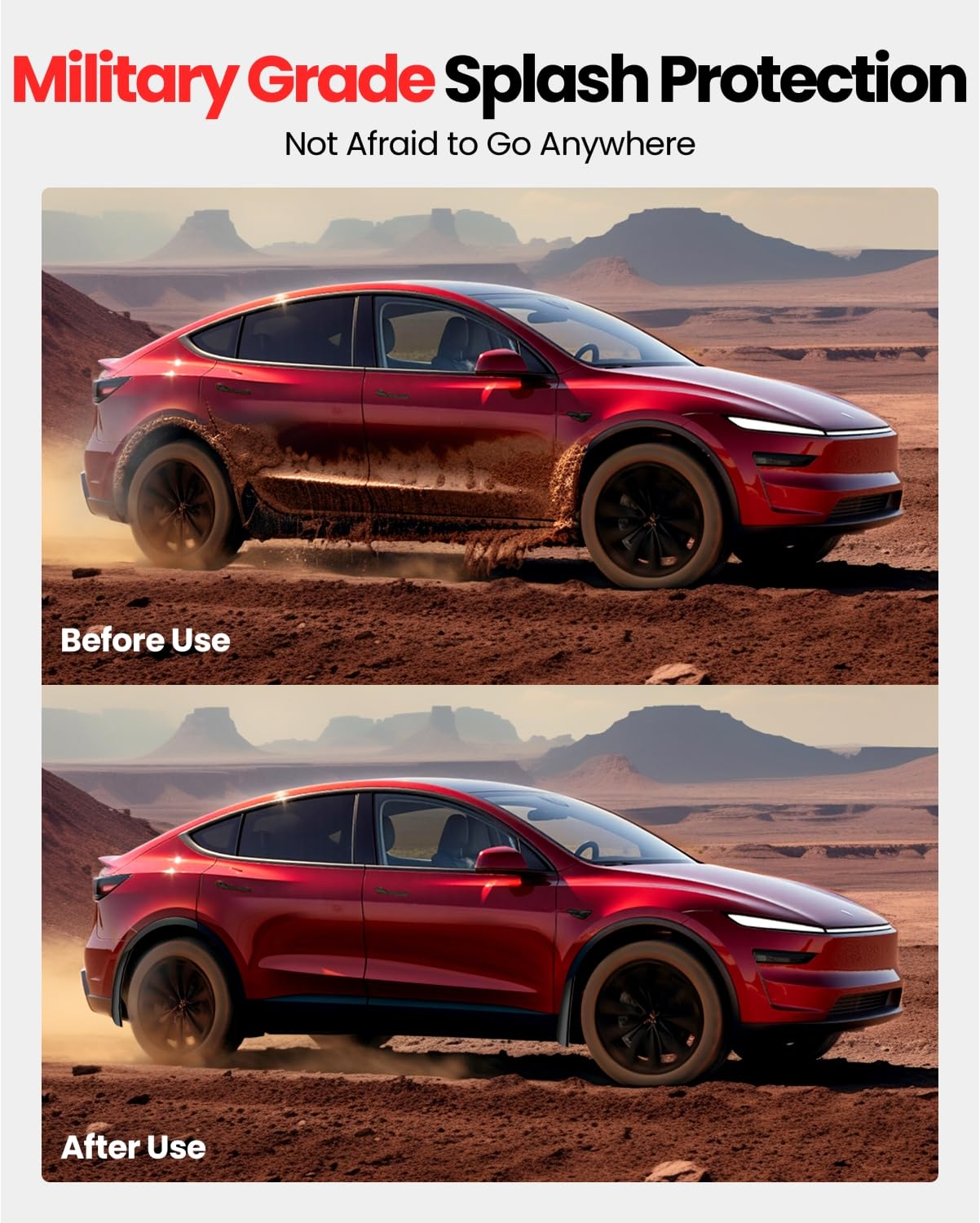 REEVAA Pellicola Vetro Temperato 9H Per Tesla Model Y Juniper 2025-2026 - Antiriflesso Ant Impronte - 2