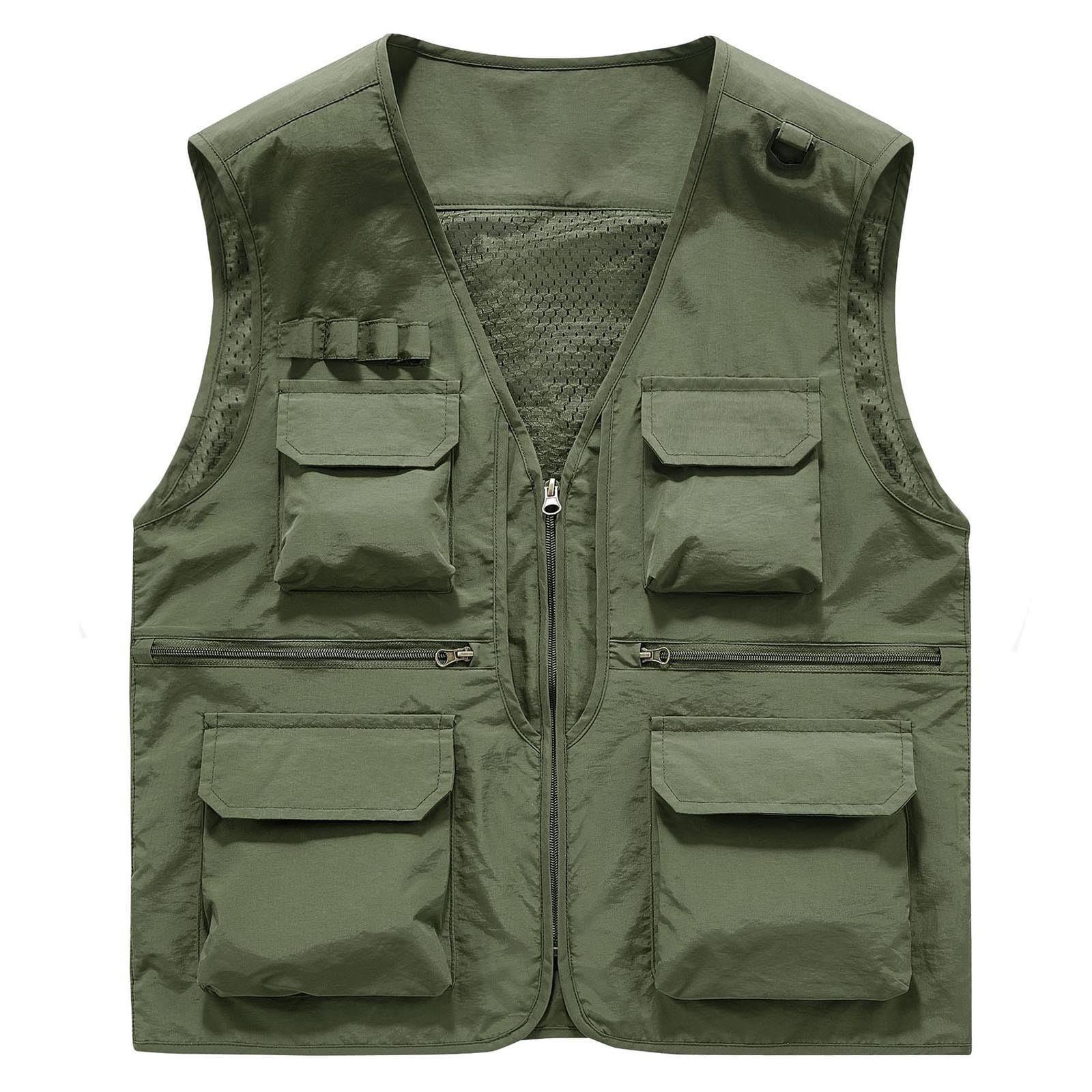 Tank Top Herren Slim Fit Gekämmte Gym Ärmelloses Netzstoff Unterwäsche Trocknend Achselshirt Einfarbig Einfarbige Outdoor-Sport-Weste im Casual-Stil Leichte Arbeitskleidung mit Taschen für Vielseitige
