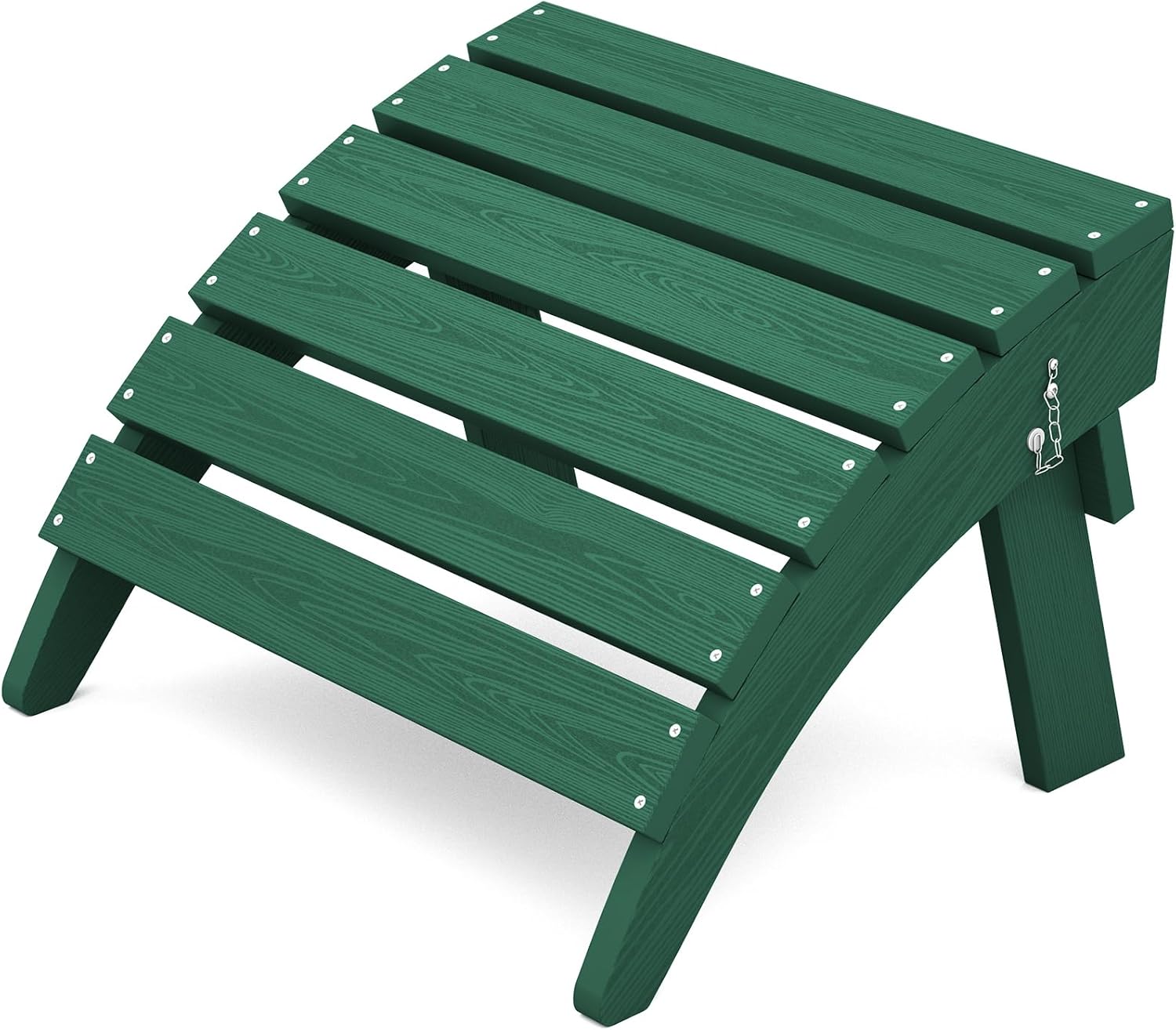 KINGYES Folding Adirondack Ottoman for Adirondack Chair, Green 1 Green