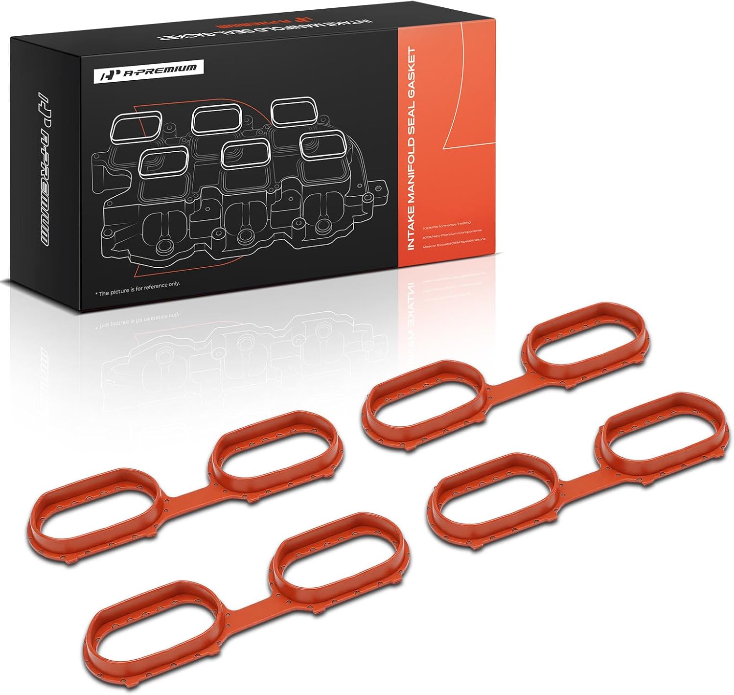 A-Premium Lower Engine Intake Manifold Gasket Set Compatible with Land Rover Range Rover 2003-2005 & BMW X5 2000-2003, 530i 1994-1995, 540i 1994-1995/1997-2003, 740i, 740iL, 840Ci, Z8