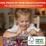 QUOKKA 100 Piece Puzzles for Kids Ages 4-6 - 4 Jigsaw Puzzles for Kids Ages 6-8 - Search and Find Game with Animals, Dinosaurs for Childrens 5-8 - Learning Educational Toys for Boys and Girls 8-10