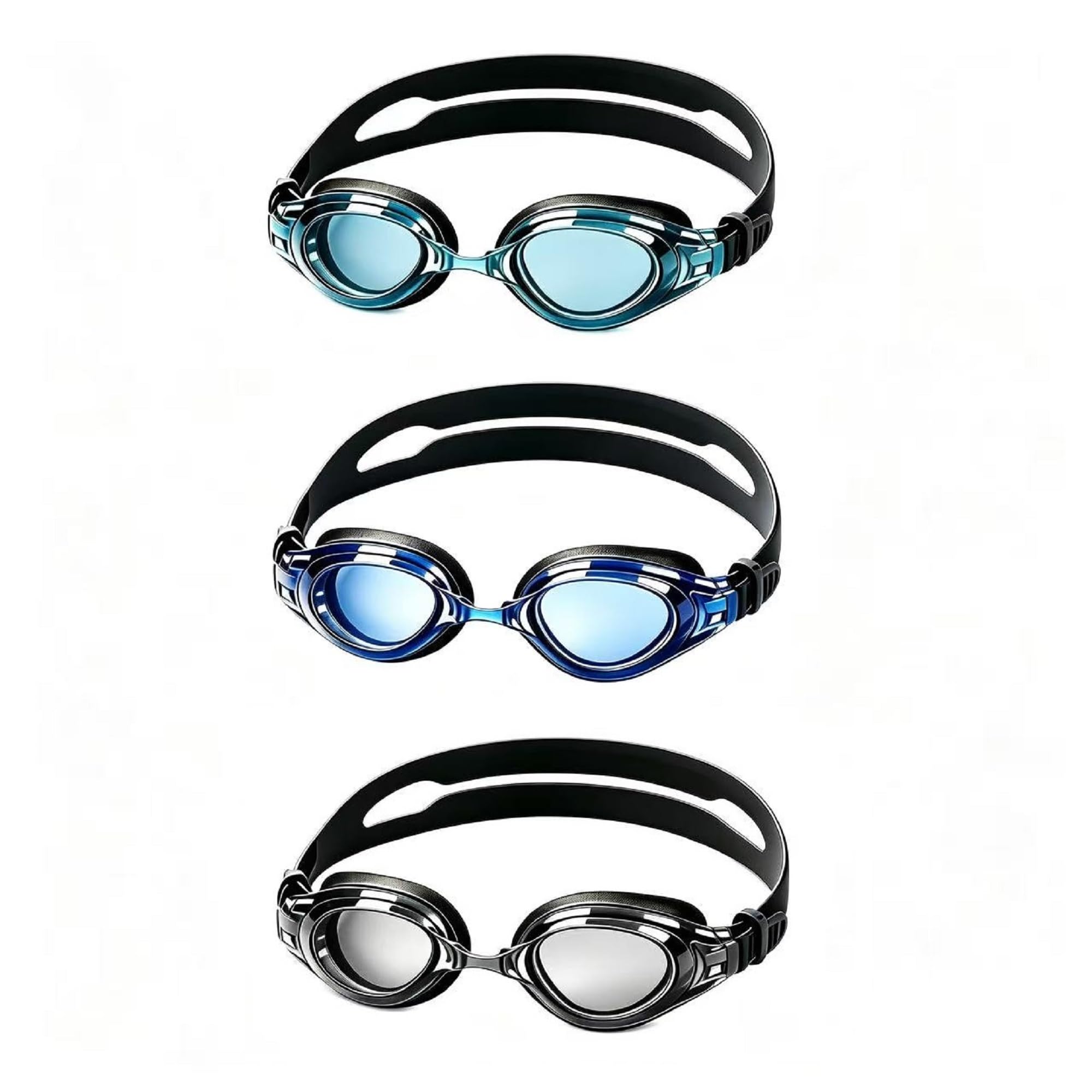 YUENREE 3 Pack Adult Swim Goggles
