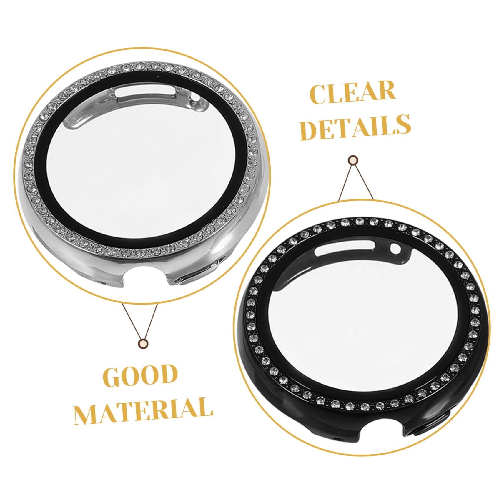 DOITOOL 15stücke Teiliges Rhinestone Uhrenhülle Für Watch Schutzhülle Mit Kristallen Kratzfest Und Leicht Für Optimalen Schutz Und Einfache Installation