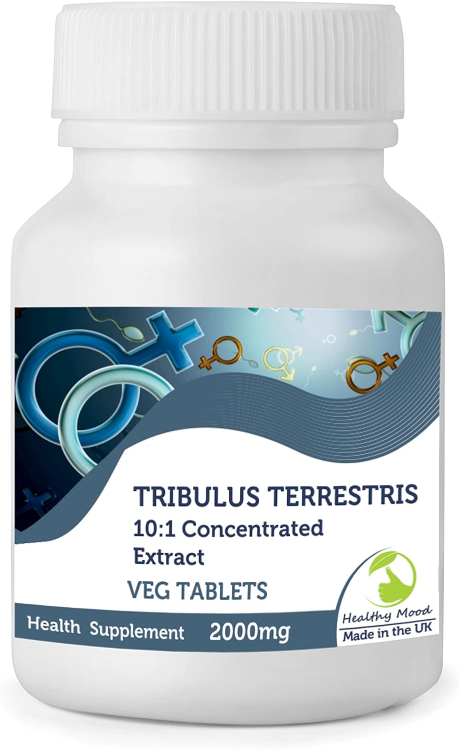 Tribulus Terrestris 2000mg 101 Concentrated Extract Veg 180 Tablets