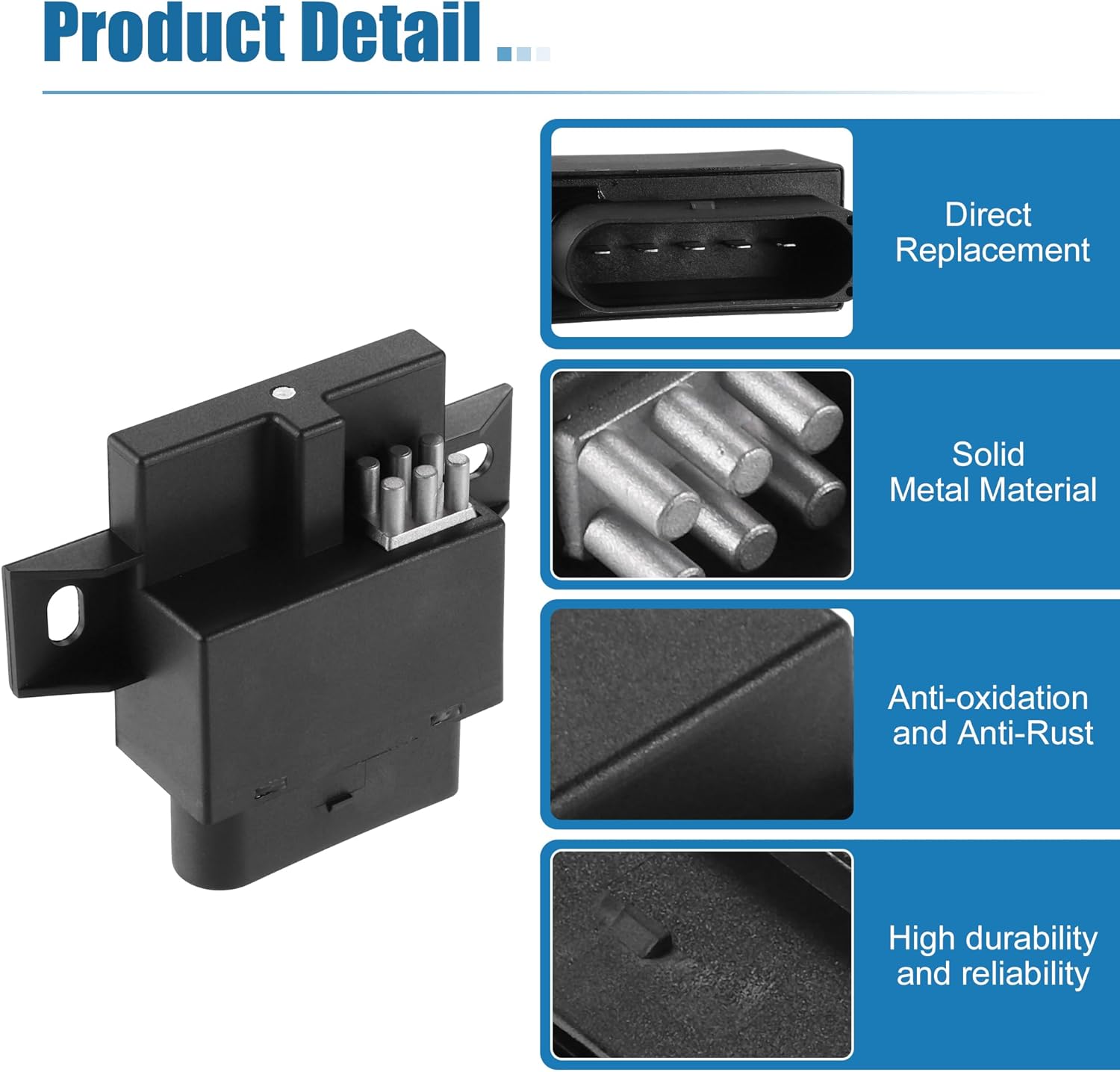 X AUTOHAUX Fuel Pump Control Module Unit Oil Control Computer Module for Audi A6 2009-2011 Electric Fuel Pumps Module Replacement No.4F0906093L