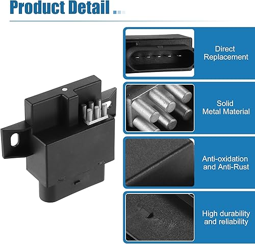 Miniatura 7 de X AUTOHAUX Unidad del módulo de control de la bomba de combustible Módulo de computadora de control de aceite para Audi A6 2009-2011 Bombas de
