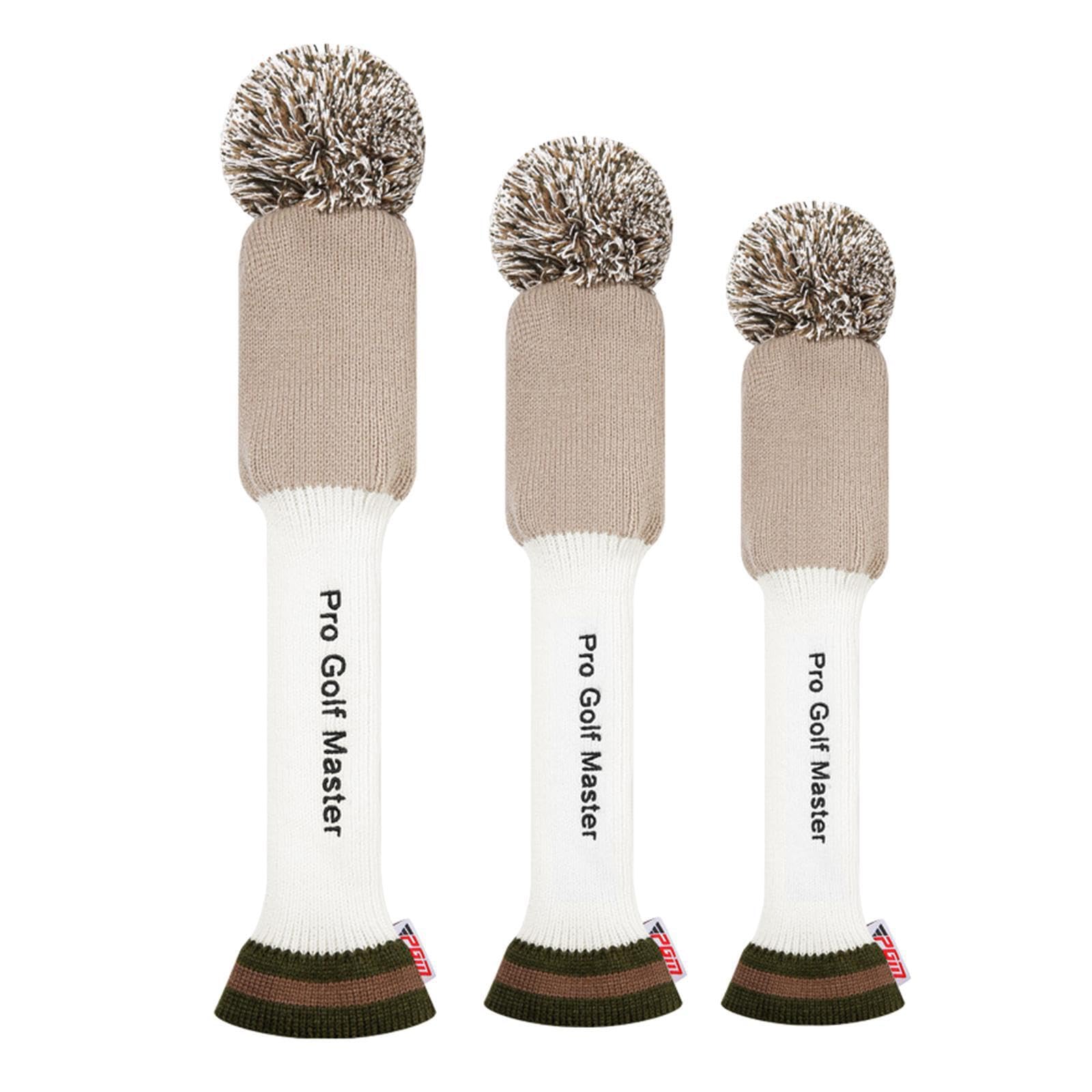 Coprimazze da Golf in Maglia a Collo Lungo, Set di coprimazze da Golf per legni e Accessori Moda, Set di in Maglia a Collo Lungo