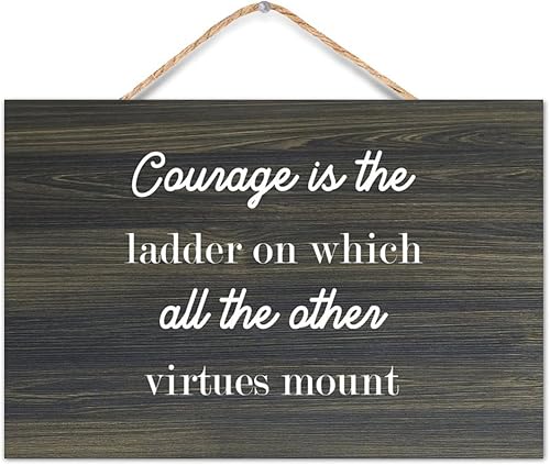 Miniatura 12 de Letrero bíblico de madera Romanos 12:21: No te superes por el mal, supera el mal con el bien, decoración de pared de granja de 12 x 8 pulgadas para