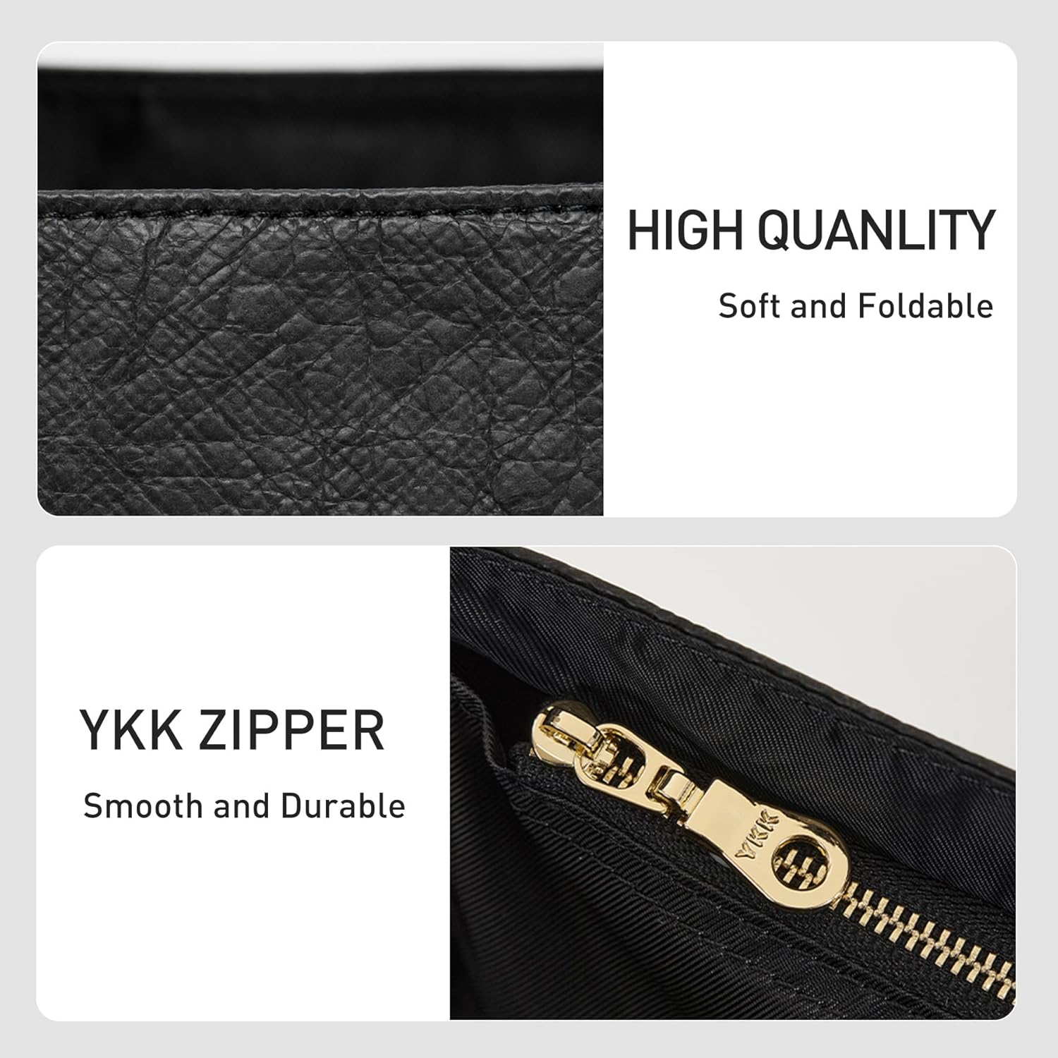 Dupontpaper Purse Organizer Insert Compatible with LV CarryAll Cargo Vibe MM Bag,Upgraded Lightweight Water-Resistant Bag Organizer Insert Shaper for Luxury Handbag Tote（Black, MM） - Image 6