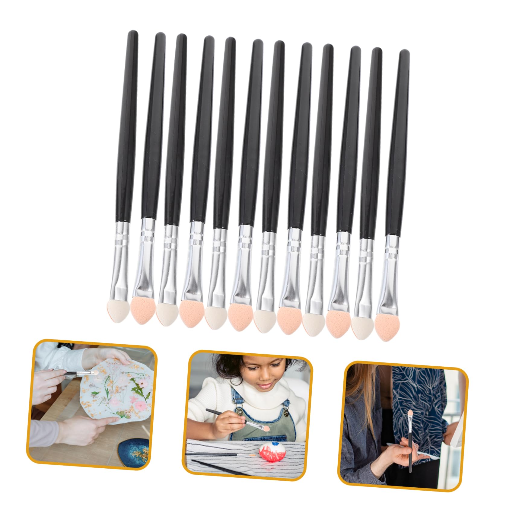 STOBOK 5 Sätze Für Pastelle Weicher Pastell Körperschaum Großpackung Mit Farbe Echte Blasen Farbpads Trockner Brauen Laminierset Daubers Fond Flauschiger 48 Stück * 5