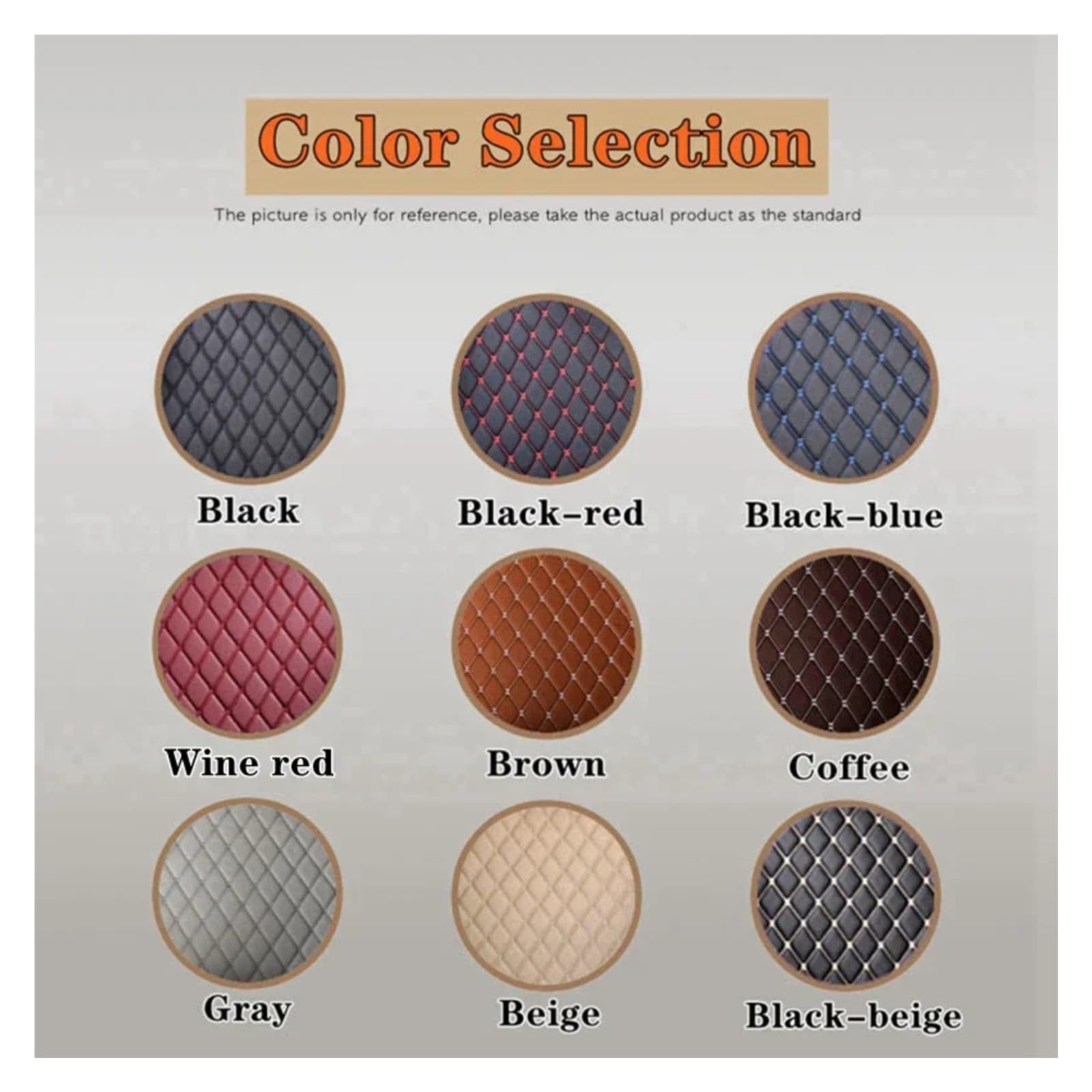 Tapis De Sol Voiture 5 Pièces En Cuir PU - Imperméables, Universels, Couleur Beige - Protection Et Déco Intérieure - 2