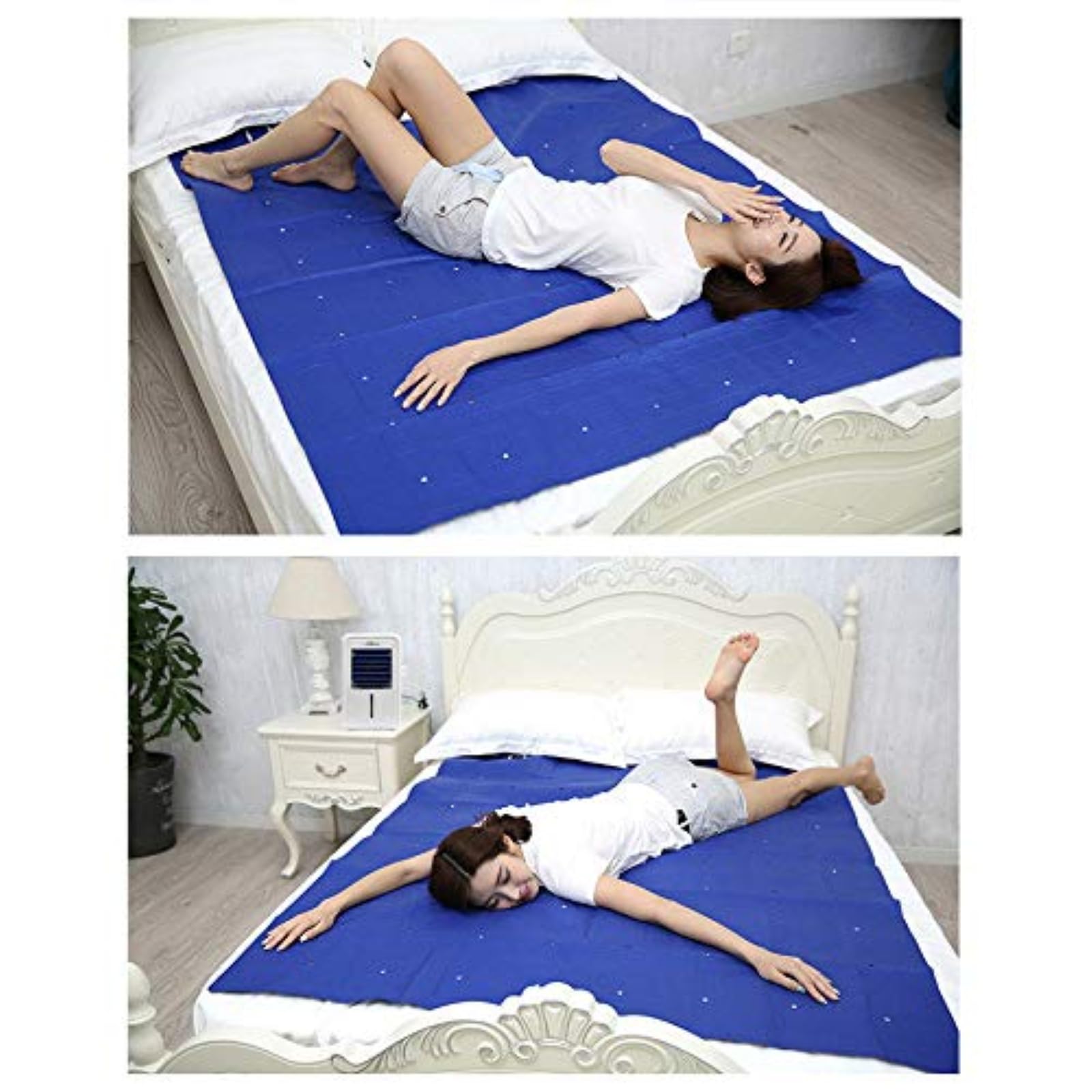 Sistema Di Raffreddamento Con Ventola Del Letto, Sistema Di Raffreddamento Del Letto, Coprimaterasso Rinfrescante, Miglior Sonno In Estate/temperatura Calda