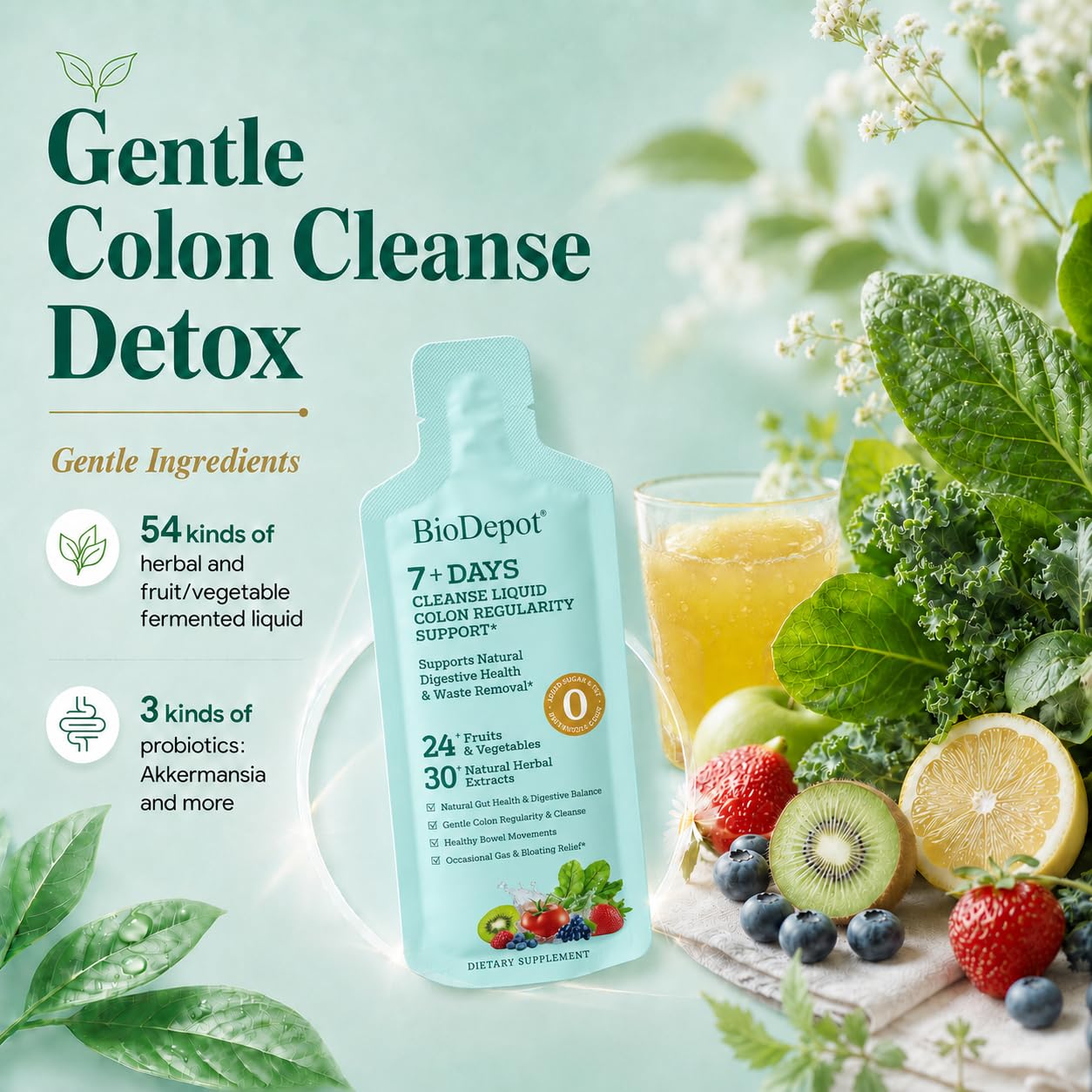 7 Day Gut Cleanse Liquid Detox Drink for Women & Men Colon Cleanse — Amazon image 3
