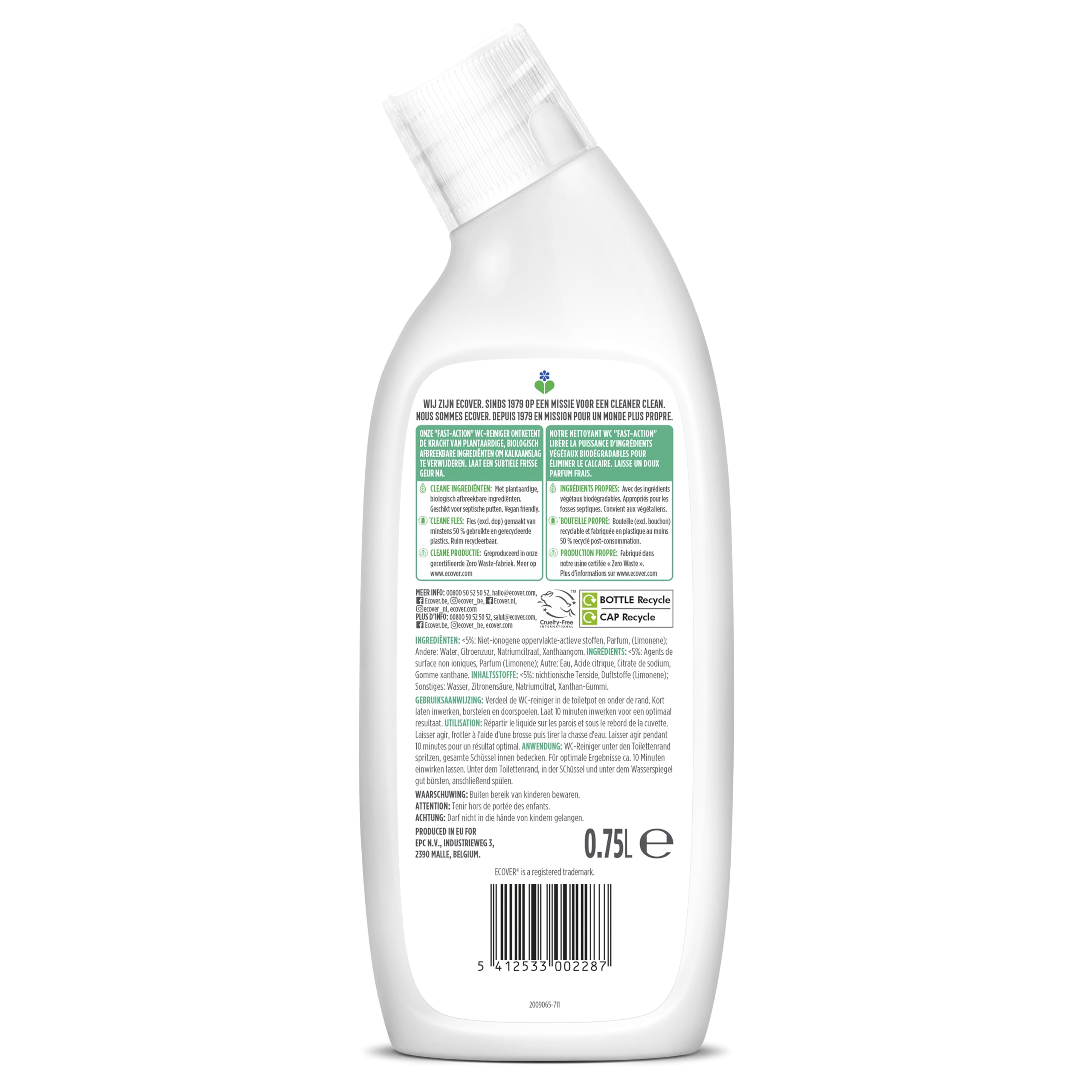 Ecover Pine Fresh 100446165 Środek Czyszczący, 750 ml