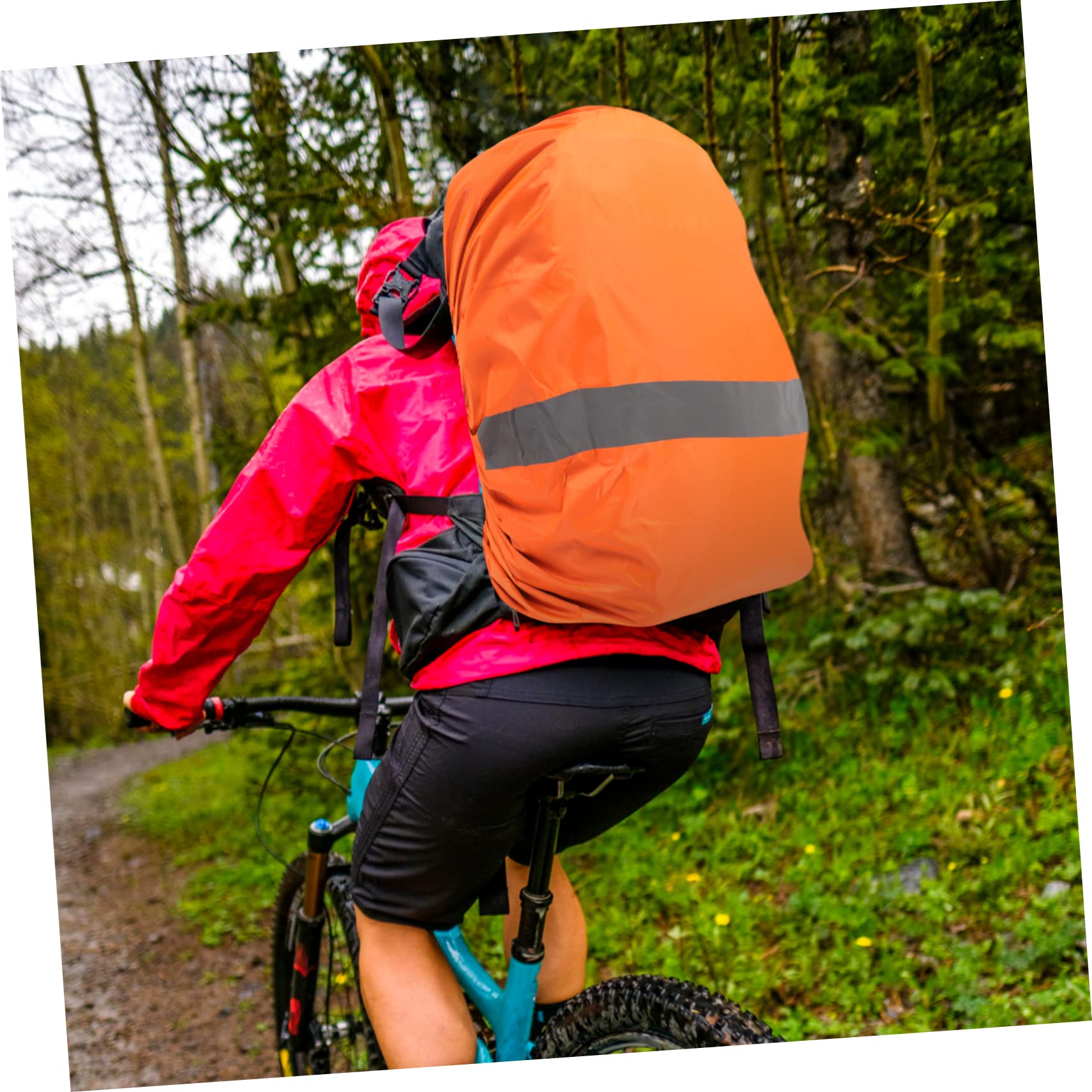 HANABASS Camping Supplies Backpack Cover Rainproof with Reflective Strips for Safety