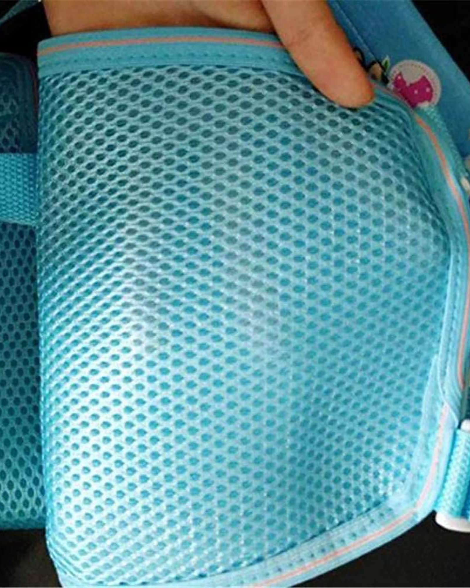 Cabestrillo de antebrazo para niños, soporte de hombro de malla transpirable, correa ajustable, inmovilizador de codo de muñeca para fracturas rotas, rosa, M (negro M)