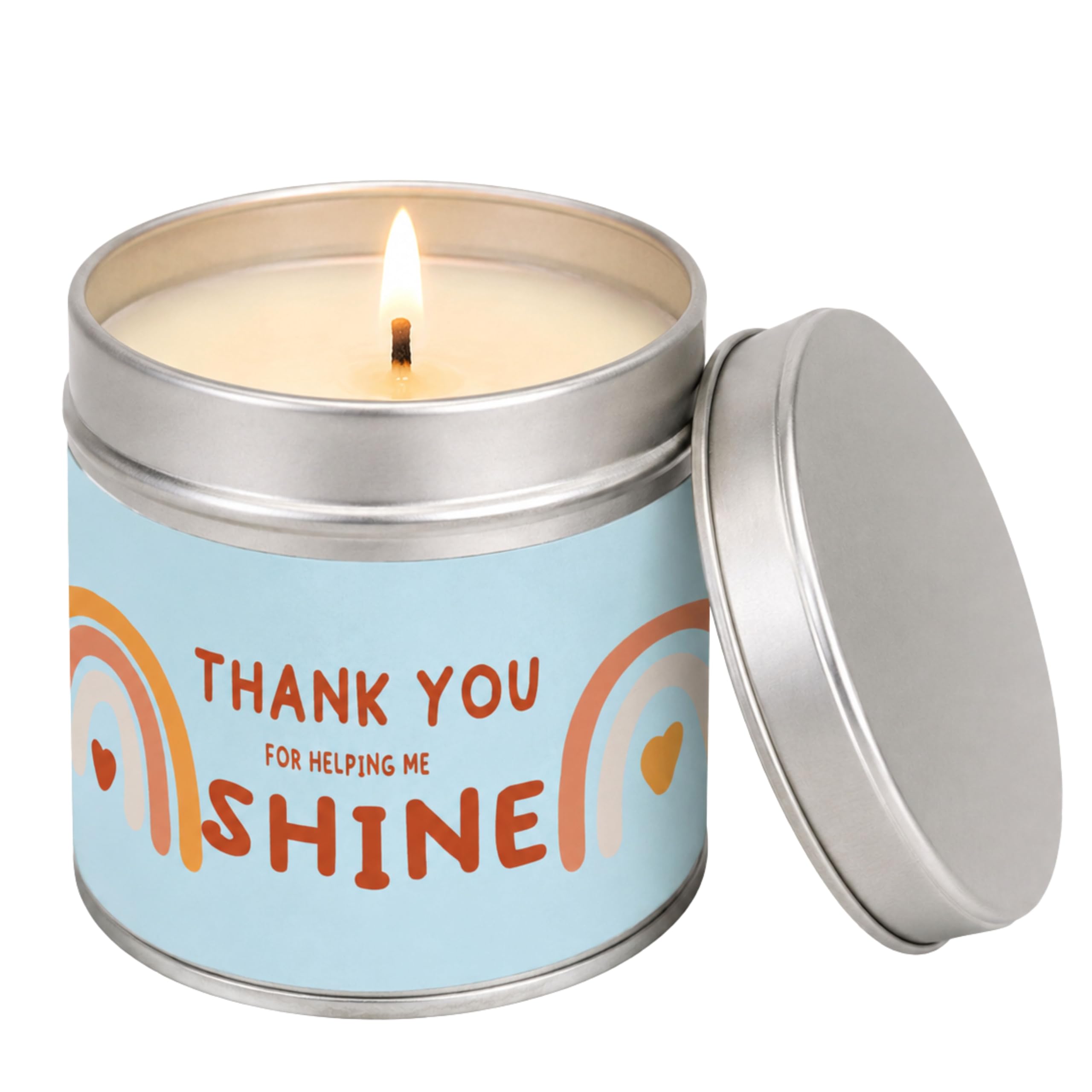 Thank You Candle for Teacher Appreciation Gift End of Term