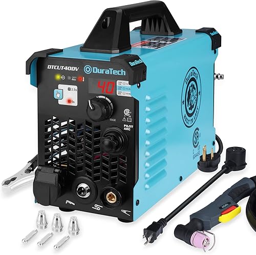 Miniatura 12 de DURATECH Soldador MIG de 140 amperios, máquina de soldadura de 120 V, núcleo de flujo sin gases/núcleo sólido, blindado a gas, soldador TIG/Stick 4