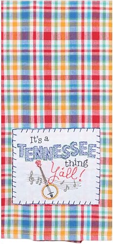 Miniatura 2 de Kay Dee Designs Tennessee Map Home State & Souvenir - Juego de 2 toallas de cocina bordadas del estado de Tennessee