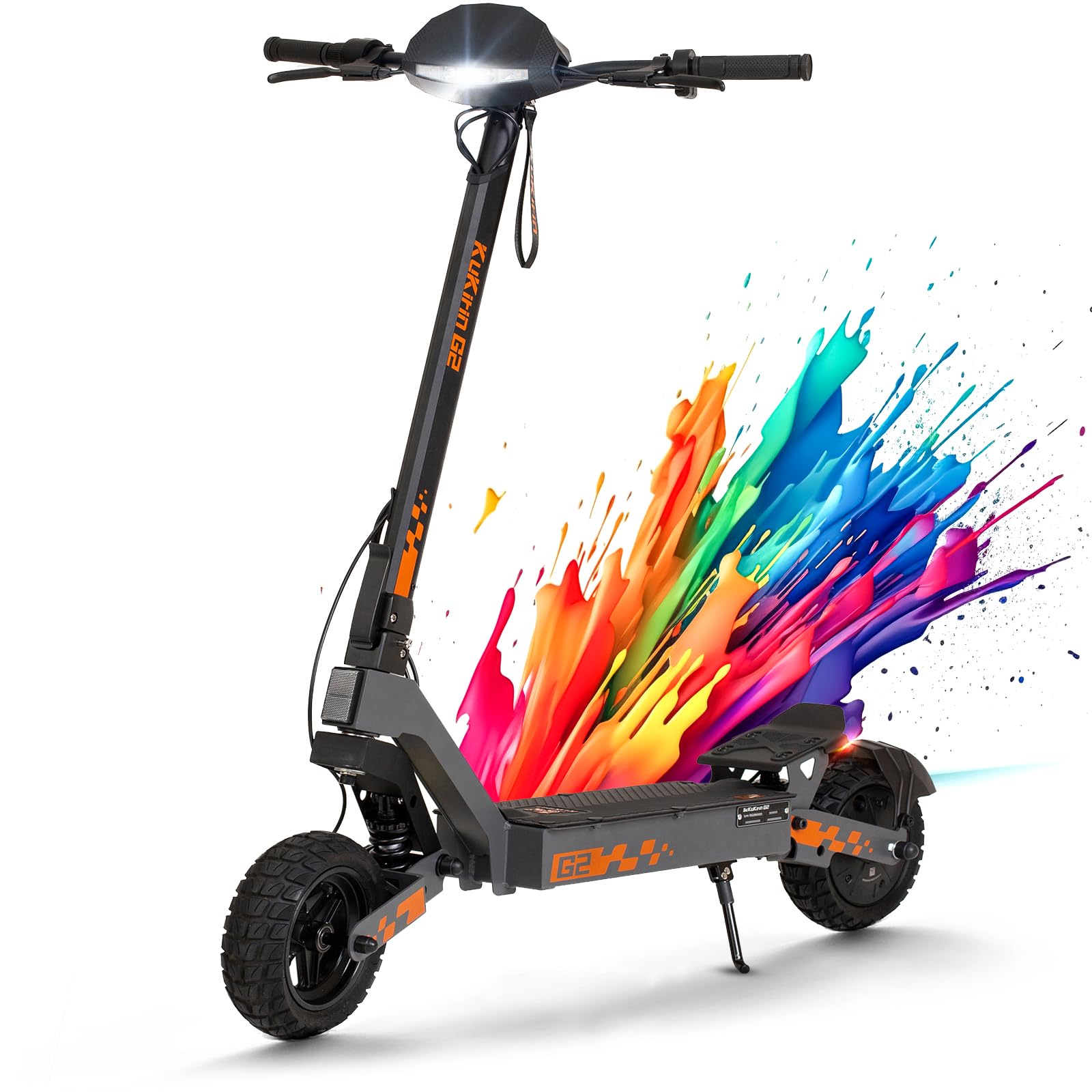 Kukirin G2 Adult Electric Scooter, Electric Scooter, Range 55 KM, 10 Inch Tyres, Disc Brake, Aluminium Alloy, 3 Riding Modes, Load 120 KG