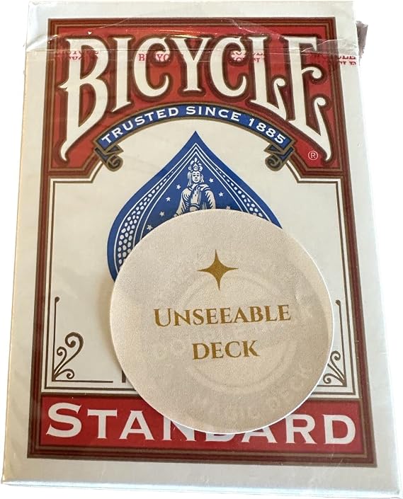 Bicycle UNSEEABLE Deck, Complete 56 Magic Tricks Gaff Cards, Assorted Playing