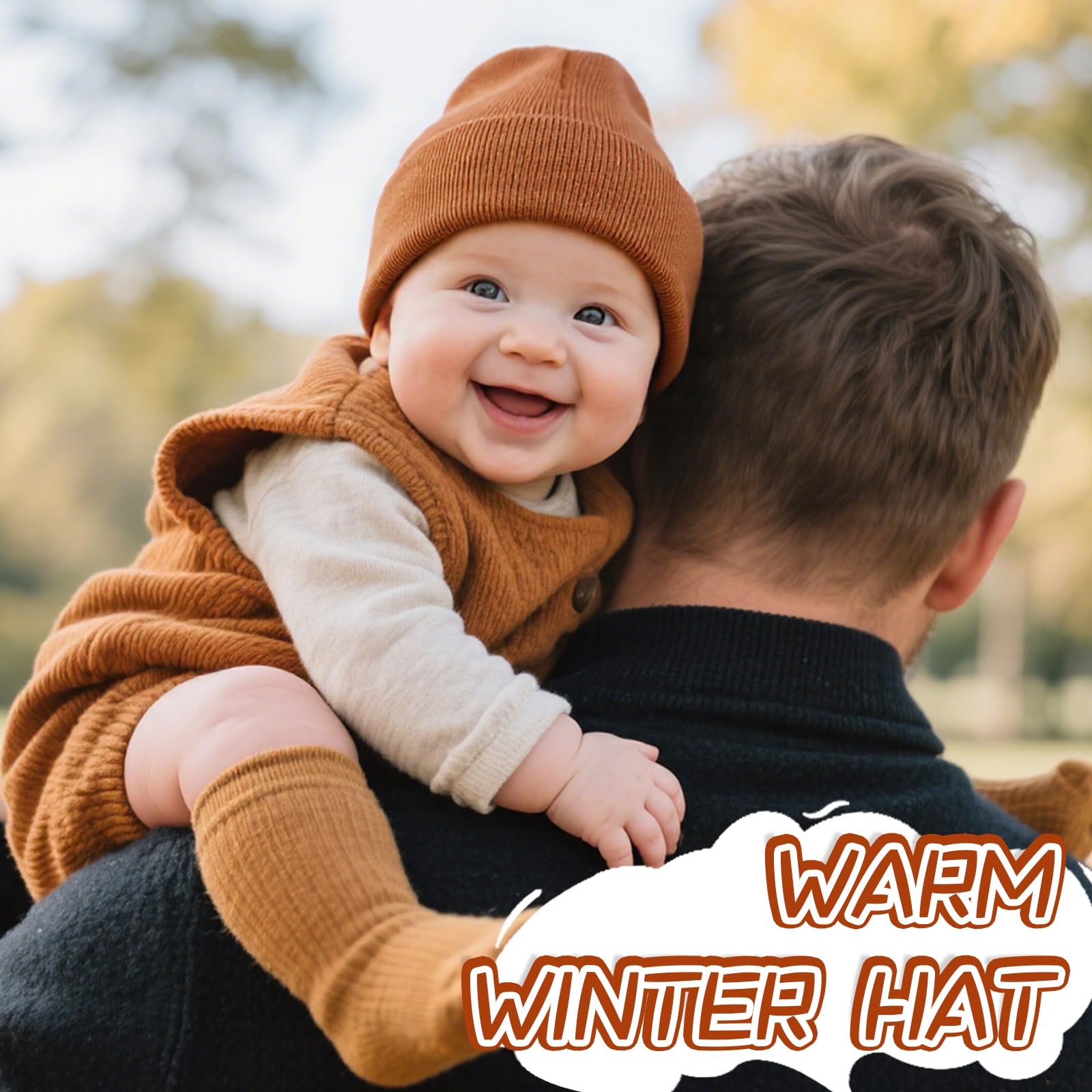 ZOORON Toddler Beanie Baby Beanies for Boys Girls Kids Winter Hats Children Knit Warm Caps 0-12years