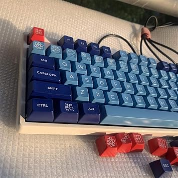 Amazon Com Keycaps 1 Set Of Sa Profile Pbt Key Cover Mechanical Keyboard Key Mx Switch Spherical Cover Key Colore 17 Keys Red Electronics