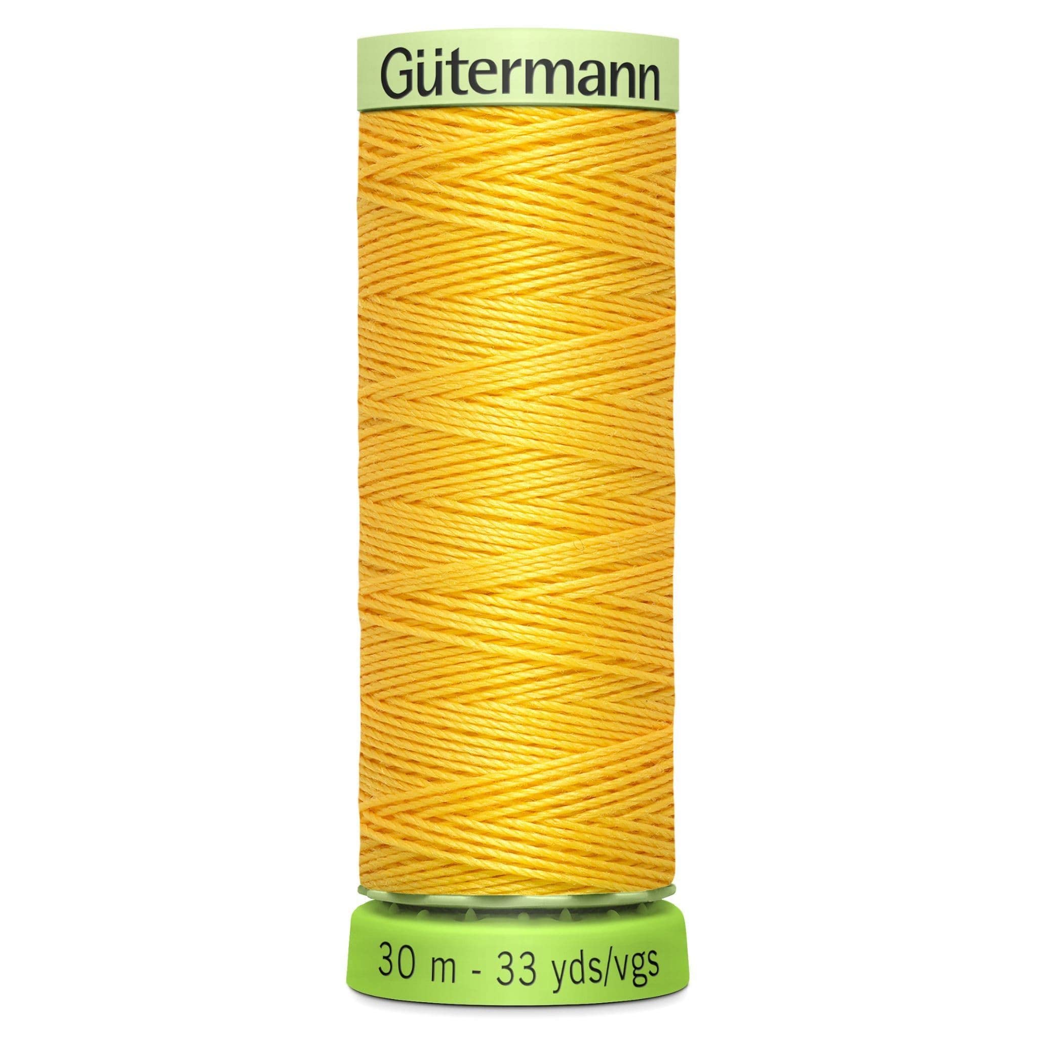 Gütermann Pineapple Yellow 723665 417 Gutermann Sew All 100% Recycled Top Stitch Thread 30Mtr