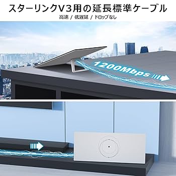 Amazon.co.jp: Starlink V3・V4交換用ケーブル 第3世代と第四代