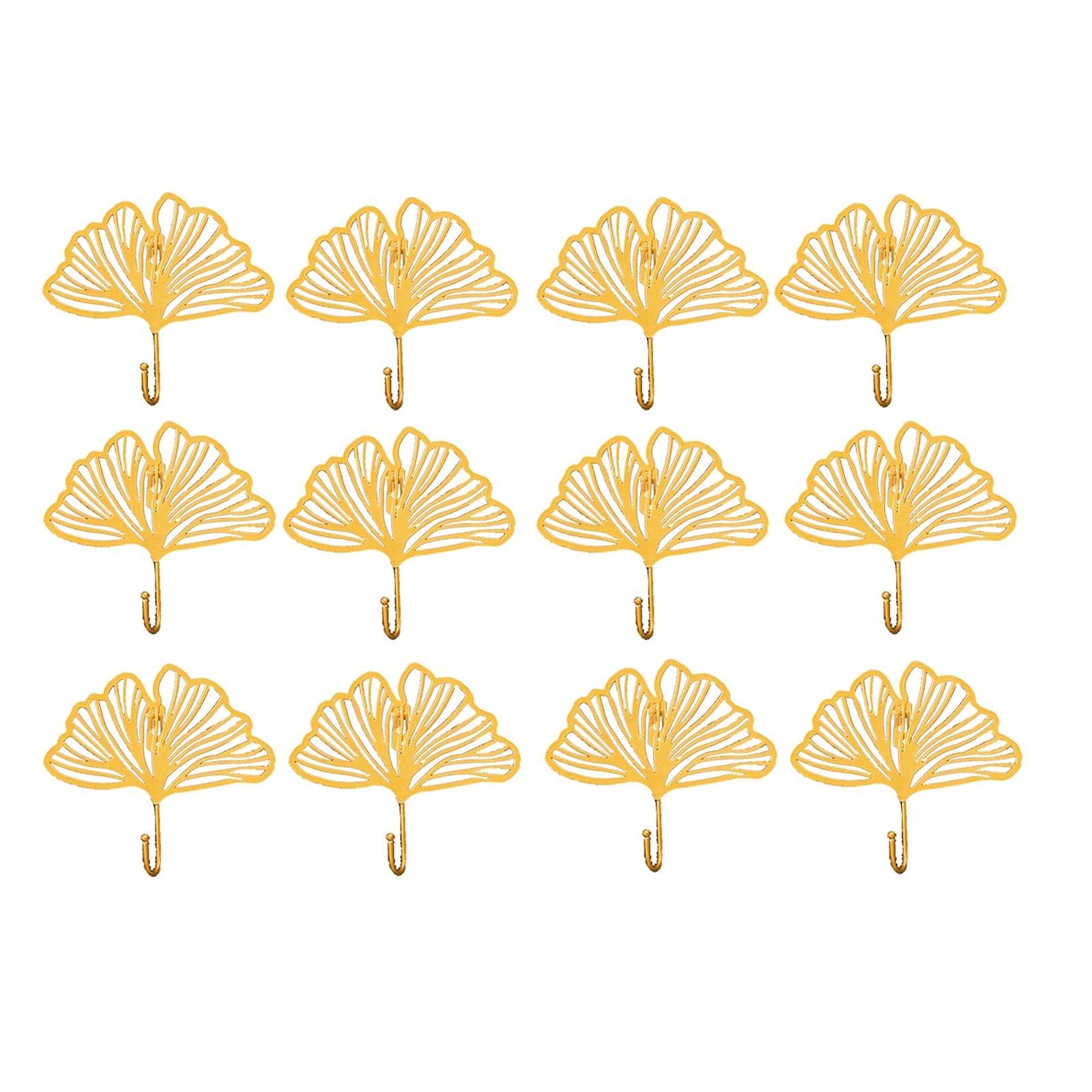 Perchero Pared Paquete de 12 ganchos de pared, ganchos for abrigos, ganchos creativos de hojas, ganchos sin perforar, ganchos de pared for colgar abrigos, llaves, bolsa de toalla, sombrero de copa Per