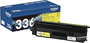 Brother TN-336Y DCP-L8400 L8450 HL-L8250 L8350 MFC-L8600 L8650 L8850 Toner Cartridge (Yellow) in Retail Packaging