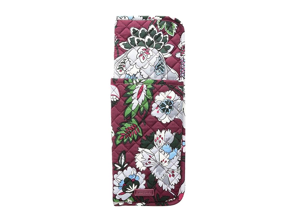 

Vera Bradley Iconic Curling Flat Iron Cover (Bordeaux Blooms) Wallet, Multi
