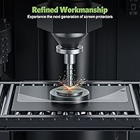 Vista 4 de apiker 2 Pack Screen Protector for iPad 9th 8th 7th Generation 10.2 Inch, Tempered Glass Film for iPad 9 8 7 (2021/2020/2019), Case Friendly, Apple