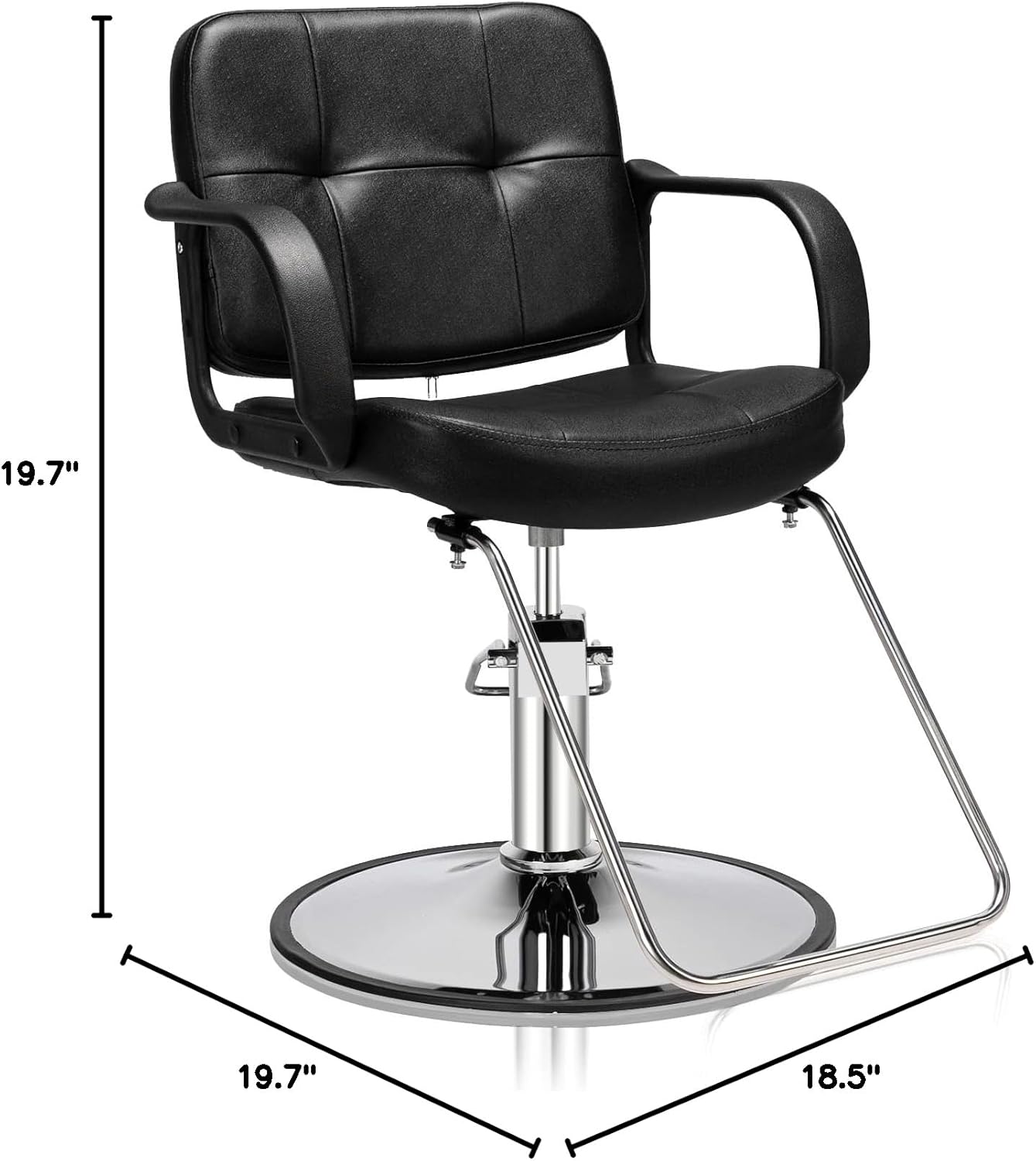 OmySalon Salon Styling Chair Heavy Duty for Stylist Hair Cutting, Hydraulic Barber Swivel Chair, Hairdressing Tattoo Beauty Spa Equipment