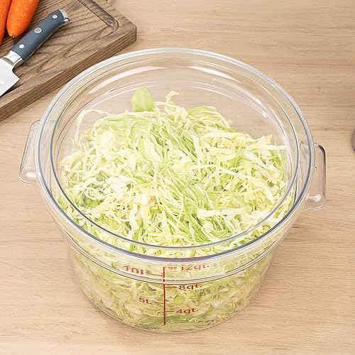 Miniatura 5 de Restaurantware -Solo tapas tapas de contenedores de almacenamiento de alimentos Met Lux, 10 tapas redondas para contenedores marinados - Los