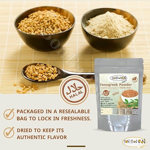 Miniatura 4 de Pure & Natural Fenugreek Ground Powder Dried Natural Herbal Herb Herbs Tea Cooking Seasoning Spice Spices Trigonella Foenum Graecum Genisteae Kosher