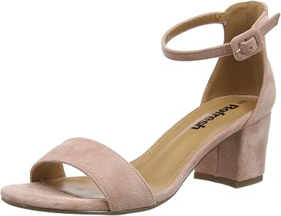 Amazon.com: REFRESH Sandalias de mujer con espalda de cabestrillo, color  rosa desnudo, 8 US : Ropa, Zapatos y Joyería
