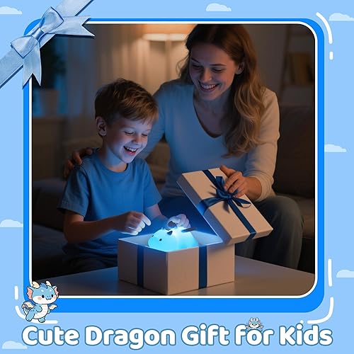 Miniatura 8 de Ammonite Regalo de perro para niños, luz nocturna para guardería, bonita lámpara de perro de silicona para niños, bulldog francés suave de silicona