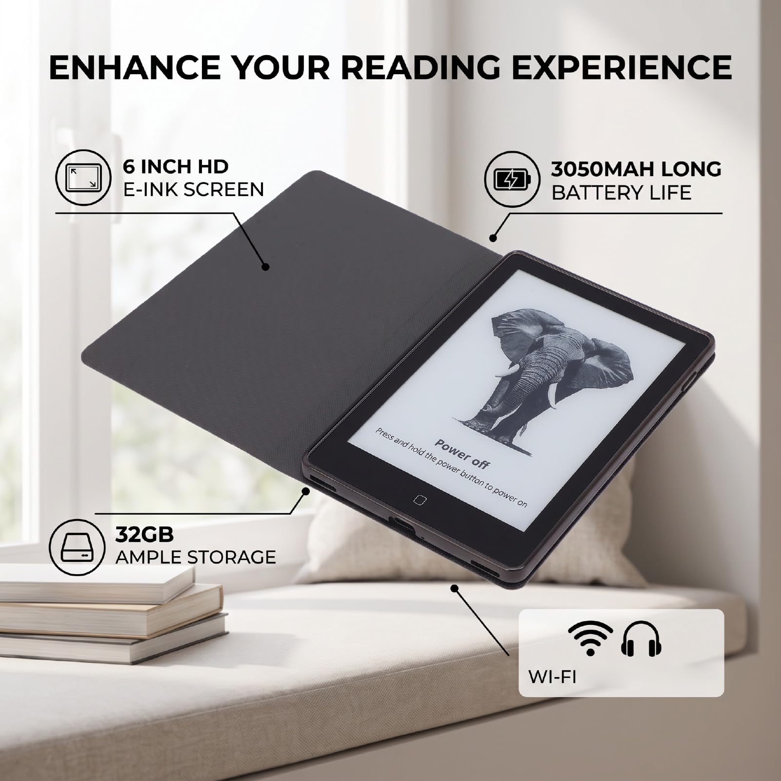 Sxhlseller Lecteur de Livres électroniques de 6 Pouces
