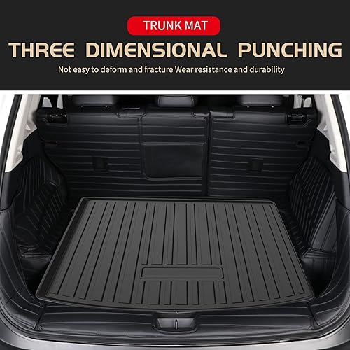 Miniatura 2 de Elsetyler Revestimiento de carga para Rogue 2021-2025 TPE para todo tipo de clima, bandeja de carga trasera, impermeable, protector de alfombrilla