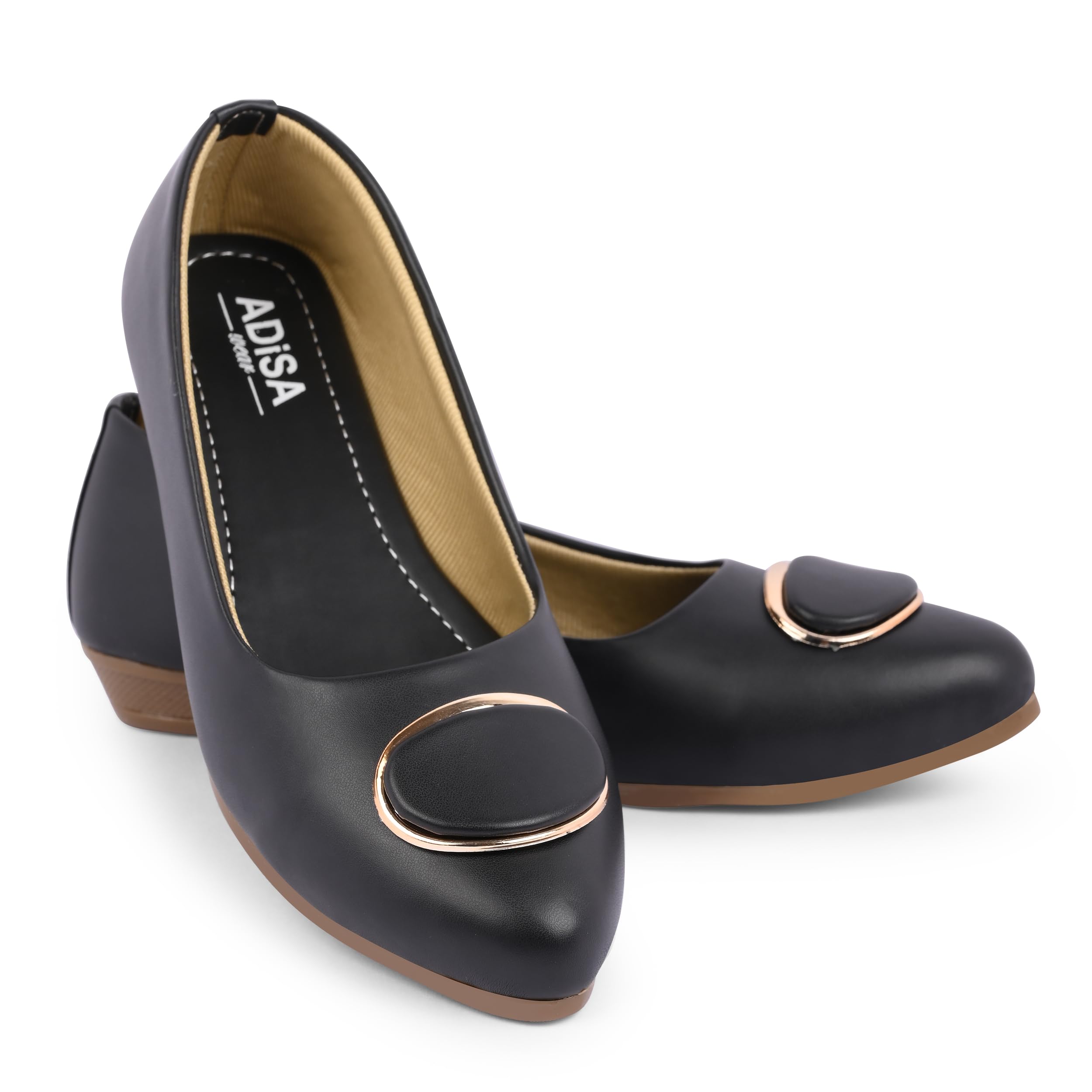 Women Girls Slip On Ballet Flats (WS1009)-image-17