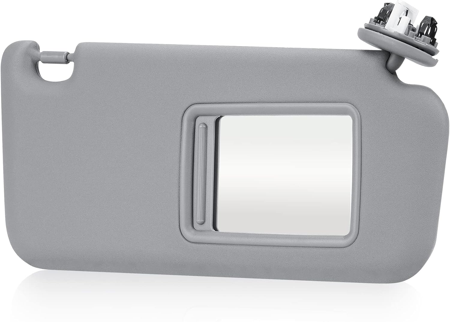 Gray Passenger Right Side Sun Visor Replacement Compatible with Toyota RAV4 2006-2013 Replace 74310-42452-B2