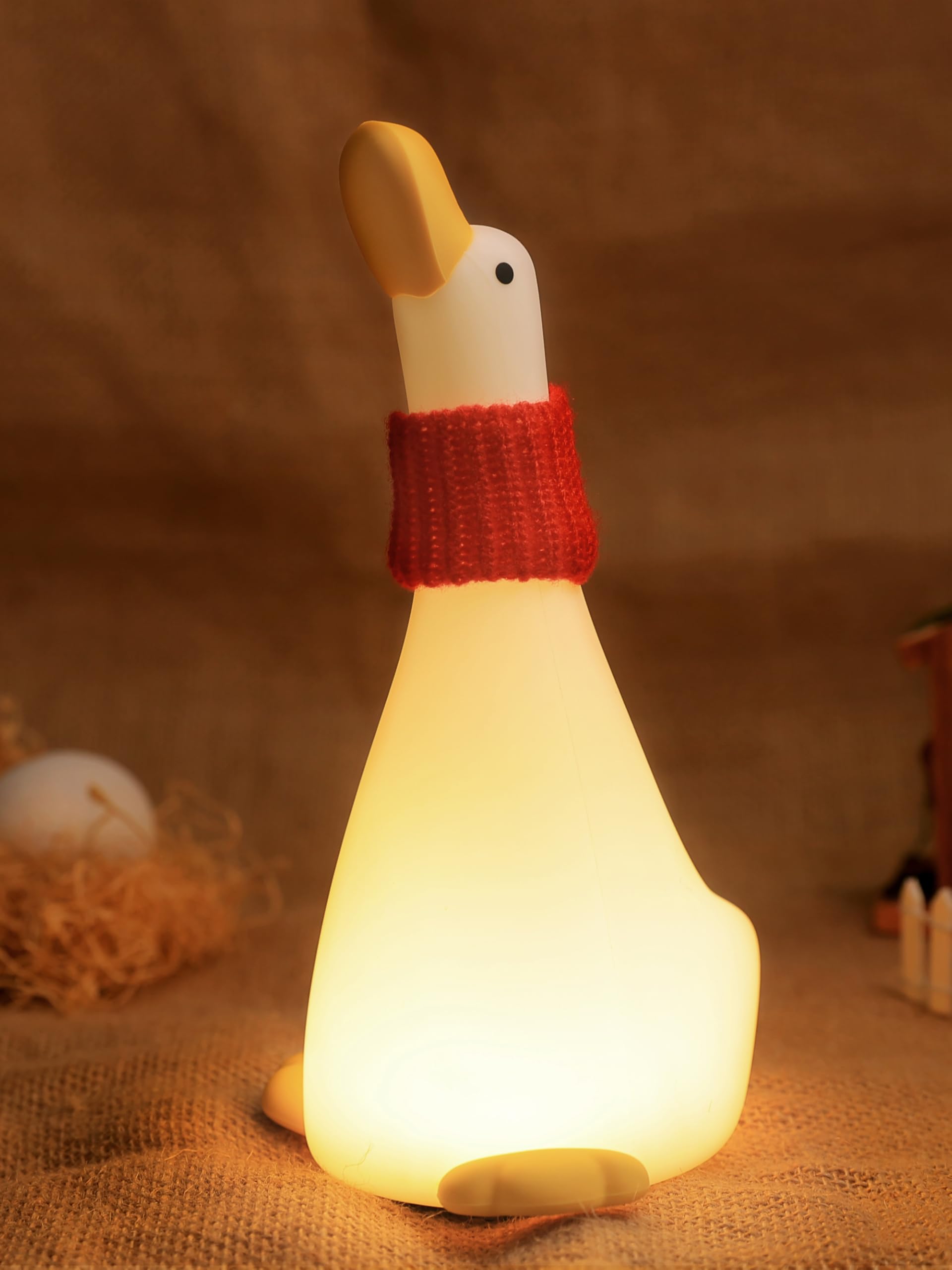 YuanDian Ente Nachtlicht - Geschenk für Erwachsene und Babys. Dekorieren Sie Kinderzimmer mit niedlichen Silikon Ente Nachtlichter - Weihnachten Geburtstag Geschenk für Kinder und Kleinkinder